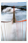 Golden Gate Bridge Wrapped in Fog by Corbis