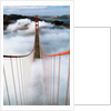 Golden Gate Bridge Wrapped in Fog by Corbis