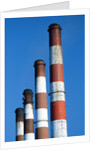 Smokestacks at a Power Plant by Anonymous