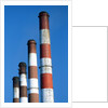 Smokestacks at a Power Plant by Anonymous
