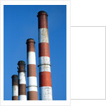 Smokestacks at a Power Plant by Anonymous