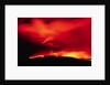 Lava Spilling from Kilauea at Night by Anonymous