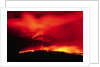 Lava Spilling from Kilauea at Night by Anonymous