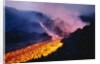 Lava Flowing from Mount Etna by Anonymous