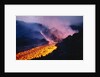 Lava Flowing from Mount Etna by Anonymous