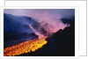 Lava Flowing from Mount Etna by Anonymous