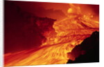 Lava Flowing from Mount Etna by Anonymous