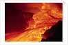 Lava Flowing from Mount Etna by Anonymous