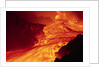 Lava Flowing from Mount Etna by Anonymous
