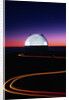 Keck Telescope at Sunset by Anonymous