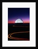Keck Telescope at Sunset by Anonymous