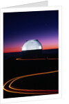 Keck Telescope at Sunset by Anonymous