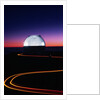 Keck Telescope at Sunset by Anonymous
