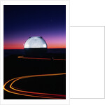 Keck Telescope at Sunset by Anonymous
