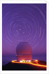Star Trails Above Observatory by Anonymous