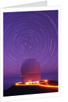 Star Trails Above Observatory by Anonymous