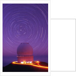 Star Trails Above Observatory by Anonymous