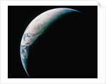 Crescent Earth from Space by Anonymous