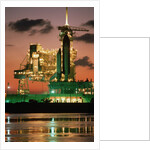 Space Shuttle Discovery on Launching Pad by Anonymous