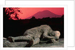 Cast of Pompeiian Victim of Mount Vesuvius by Anonymous