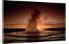 Sunset at the Great Fountain Geyser by Anonymous
