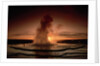 Sunset at the Great Fountain Geyser by Anonymous