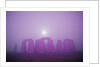 Moon Setting Over Stonehenge by Anonymous