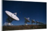 Radio Telescope Array in the Moonlight by Anonymous