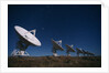Radio Telescope Array in the Moonlight by Anonymous