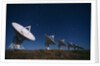 Radio Telescope Array in the Moonlight by Anonymous