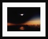 Solar Eclipse Seen from a Plane by Anonymous
