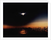 Solar Eclipse Seen from a Plane by Anonymous