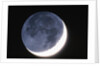 Crescent Moon with Earthshine by Anonymous