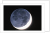 Crescent Moon with Earthshine by Anonymous