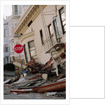 Quake-Damaged Apartment House by Anonymous