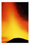 Lava Fountain at Stromboli by Anonymous