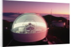 Keck Telescope Inside Its Dome by Anonymous