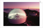 Keck Telescope Inside Its Dome by Anonymous