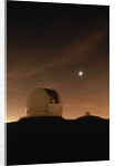 Eclipse Over Keck Observatory by Anonymous