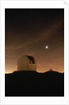 Eclipse Over Keck Observatory by Anonymous