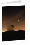 Eclipse Over Keck Observatory by Anonymous