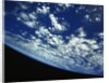 Cloud-Covered Earth Viewed from Challenger by Anonymous