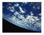 Cloud-Covered Earth Viewed from Challenger by Anonymous