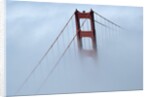 Golden Gate Bridge Tower Surrounded by Fog by Anonymous