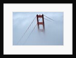 Golden Gate Bridge Tower Surrounded by Fog by Anonymous