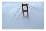 Golden Gate Bridge Tower Surrounded by Fog by Anonymous