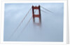 Golden Gate Bridge Tower Surrounded by Fog by Anonymous