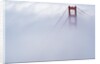 Golden Gate Bridge Tower Surrounded by Fog by Anonymous