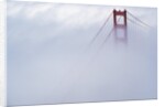 Golden Gate Bridge Tower Surrounded by Fog by Anonymous