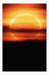 Eclipsed Sun Setting by Anonymous